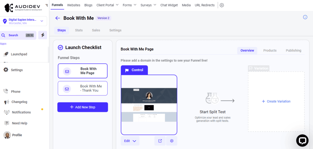 A screen shot of a website with a blue background.