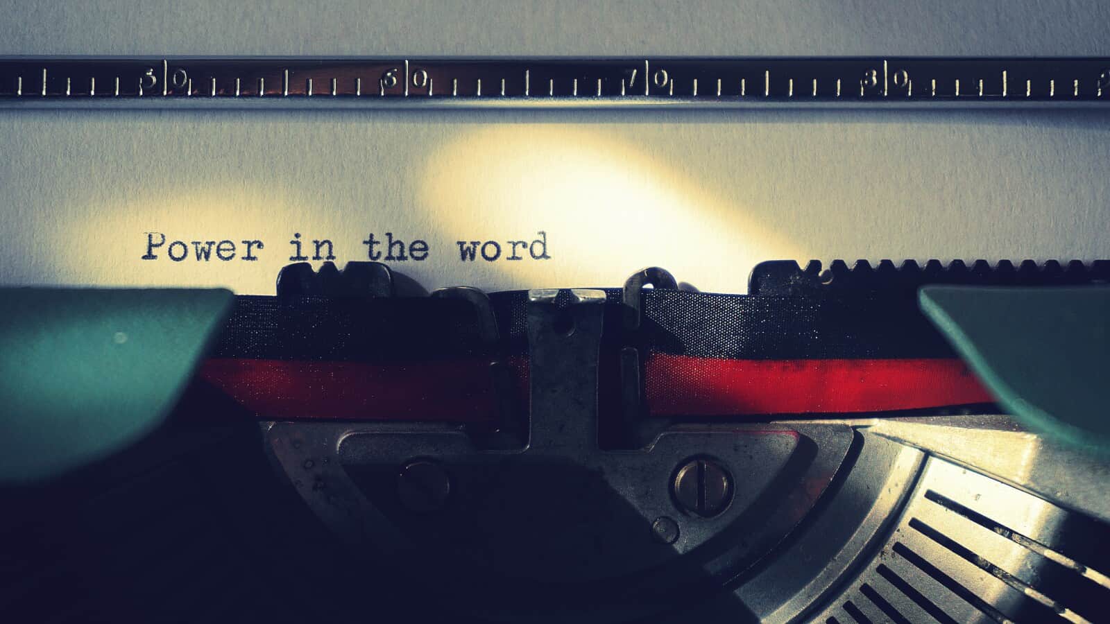 A typewriter with the words forever in the word.